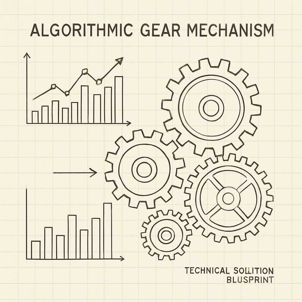 algorithmic gear mechanism technical solution blueprint
